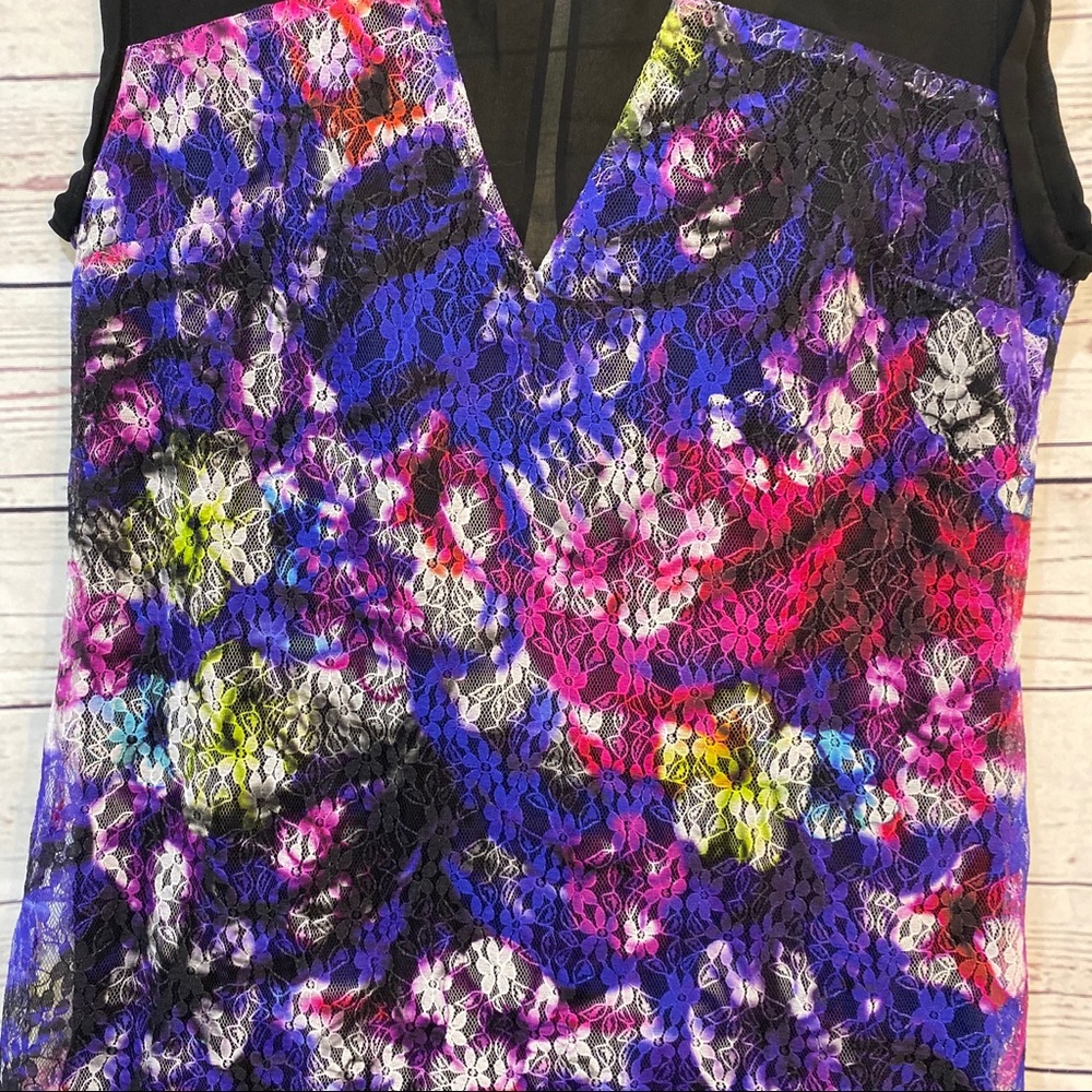 Sandro colorful lace dress - Picture 2 of 7